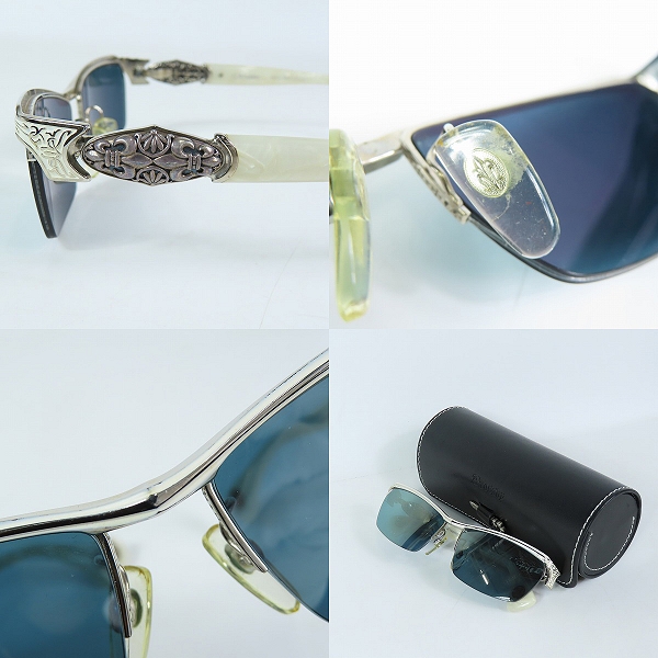 実際に弊社で買取させて頂いたA'rossvy/ロズヴィー シルバー925 パーツ ハーフリム サングラス/アイウェア 209251609の画像 9枚目