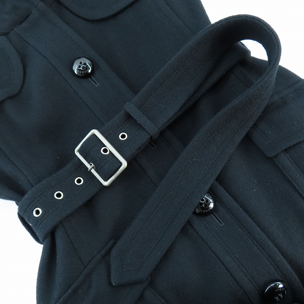 実際に弊社で買取させて頂いたBURBERRY BLUE LABEL/バーバリーブルーレーベル スタンドカラー ウールコート FNF08-813-09/36の画像 6枚目