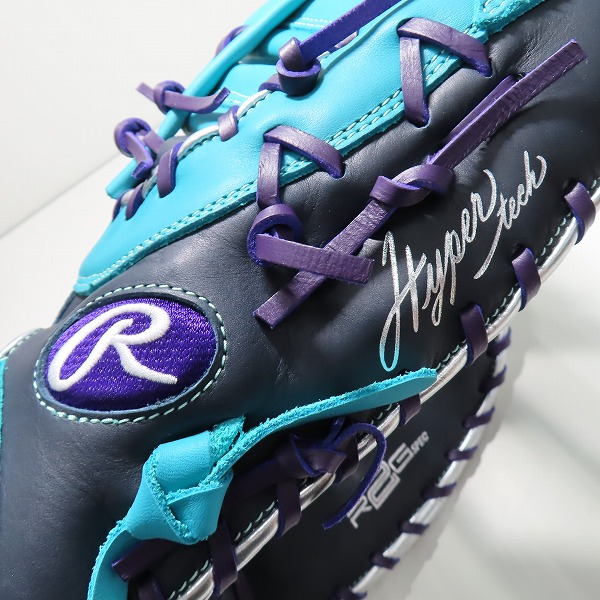 実際に弊社で買取させて頂いたRawlings/ローリングス  ハイパーテック 軟式 ファーストミット 一塁手用 GR4HTCM53の画像 9枚目
