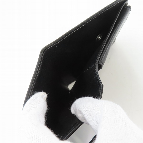 実際に弊社で買取させて頂いたFUNNY/ファニー CAVALRY BILL FOLD/キャバルリービルフォード レザー ウォレット/財布の画像 4枚目