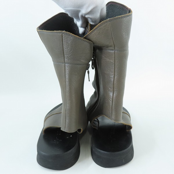 実際に弊社で買取させて頂いたNO ID./ノーアイディー サンダル型 ロングブーツ FK 833208 559F/44の画像 1枚目