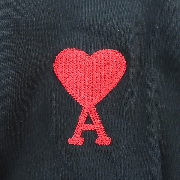 実際に弊社で買取させて頂いたami alexandre mattiussi/アミ アレクサンドルマテュッシ ハートAロゴ刺繍 半袖Tシャツ UTS002.726の画像 3枚目