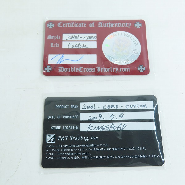 実際に弊社で買取させて頂いた【ギャラ付】TRAVIS WALKER/トラヴィスワーカー ニュー ビルフォールド フォー エン 財布/ウォレットの画像 7枚目