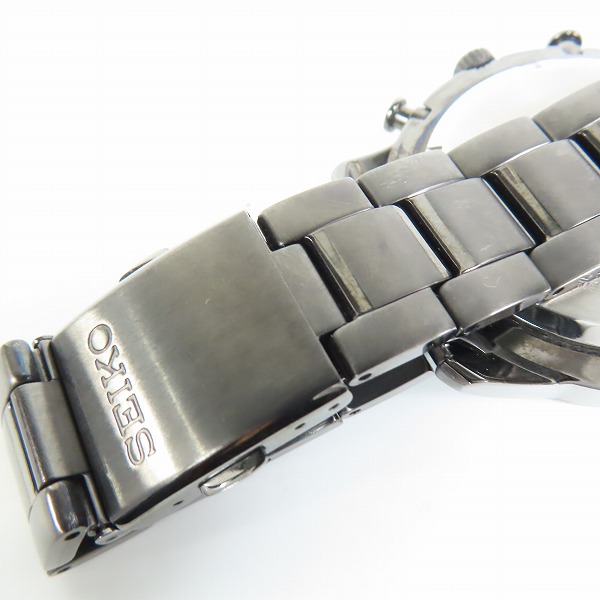 実際に弊社で買取させて頂いたSEIKO/セイコー 43mm クロノグラフ クォーツ ウォッチ/腕時計 7T92-0NX0【動作未確認】の画像 6枚目