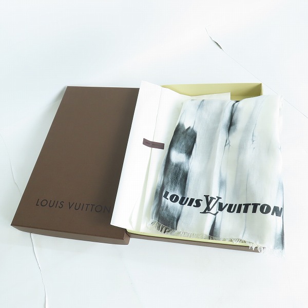 実際に弊社で買取させて頂いた【JPタグ】LOUIS VUITTON/ルイヴィトン シルク混 ストール/マフラー MP2325 の画像 9枚目