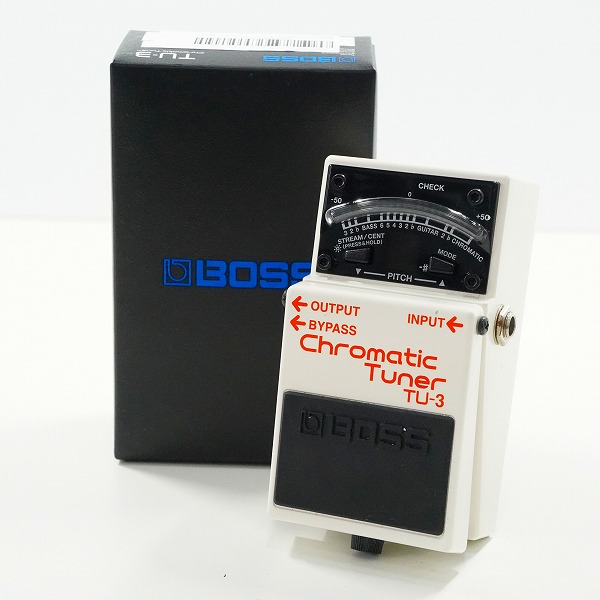 実際に弊社で買取させて頂いたBOSS/ボス TU-3 Chromatic Tuner ギター/ベース用 チューナー 動作確認済み