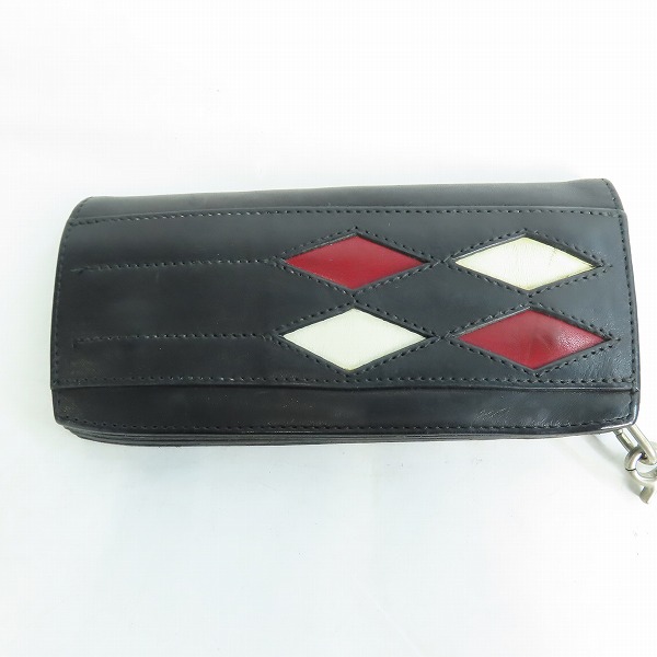 実際に弊社で買取させて頂いたRED MOON/レッドムーン Losers Boogie S字フックロープ付 レザー ロングウォレット 長財布