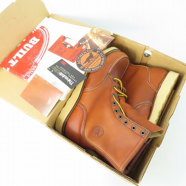 実際に弊社で買取させて頂いたRED WING/レッドウィング 犬刻印 アイリッシュセッター ブーツ 879/11EEの画像 8枚目