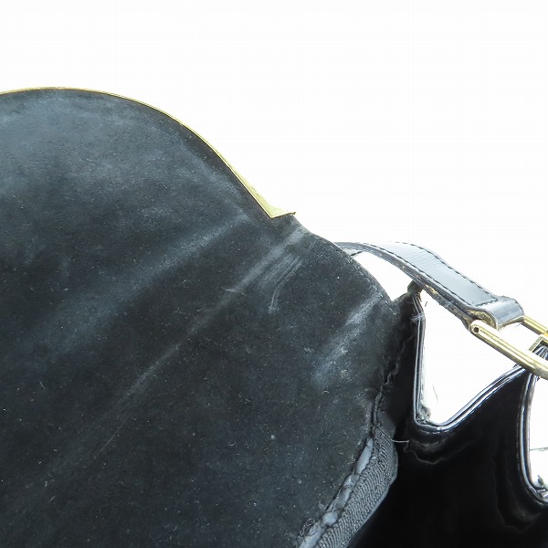 実際に弊社で買取させて頂いたGUCCI/グッチ オールドグッチ エナメル パテントレザー ワンショルダー バッグの画像 7枚目