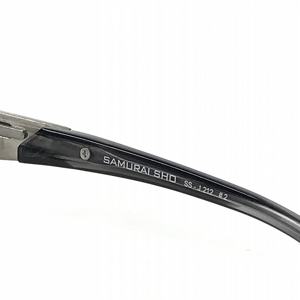 実際に弊社で買取させて頂いたSAMURAI SHO/サムライ翔 メガネ/メガネフレーム/アイウェア SS-J212 #2の画像 5枚目