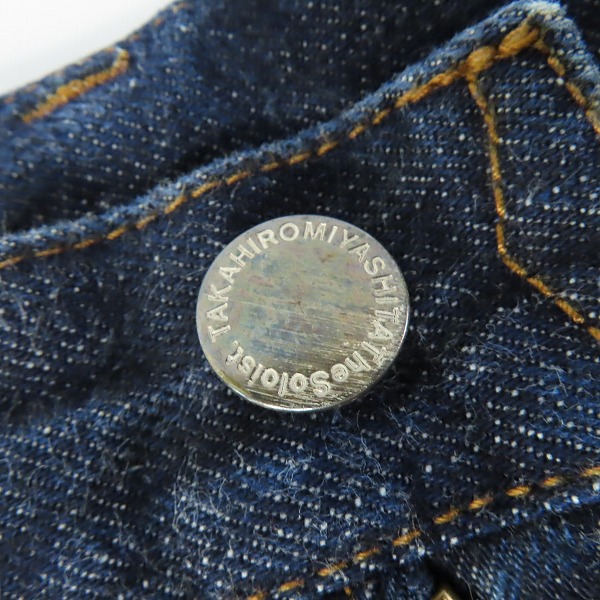 実際に弊社で買取させて頂いたTAKAHIROMIYASHITA TheSoloIst/タカヒロミヤシタザソロイスト デニムパンツ ストレートパンツ 0001SS16/W31L30の画像 5枚目