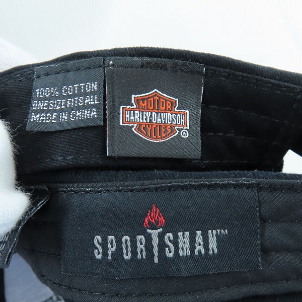 実際に弊社で買取させて頂いた【未使用】SPORTSMAN/スポーツマン HARLEY-DAVIDSON/ハーレーダビッドソン キャップ 4点セットの画像 3枚目