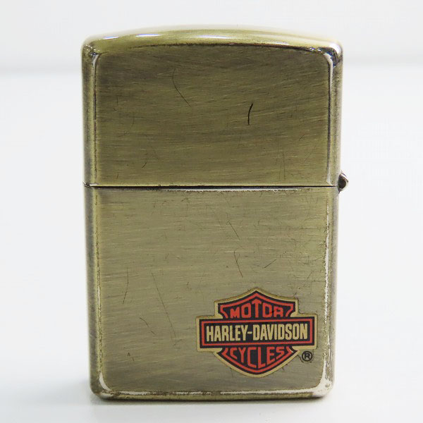 実際に弊社で買取させて頂いたZIPPO/ジッポー HARLEY-DAVIDSON/ハーレーダビッドソン THE AMERICAN LEGEND メタル貼り/1994年製の画像 1枚目