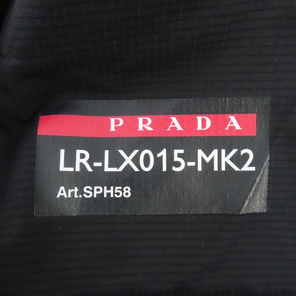 実際に弊社で買取させて頂いたPRADA/プラダ ブラック ライトバイストレッチ バミューダショーツ/ハーフパンツ SPH58/Sの画像 6枚目