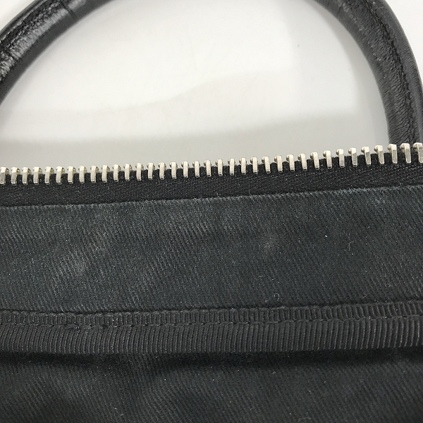 実際に弊社で買取させて頂いたSAINT LAURENT PARIS/サンローラン パリ クロコ型押し レザー ブリーフバッグの画像 6枚目