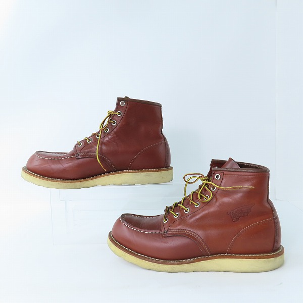 実際に弊社で買取させて頂いたRED WING/レッドウィング アイリッシュセッターモックトゥブーツ 9106 8.5Dの画像 3枚目