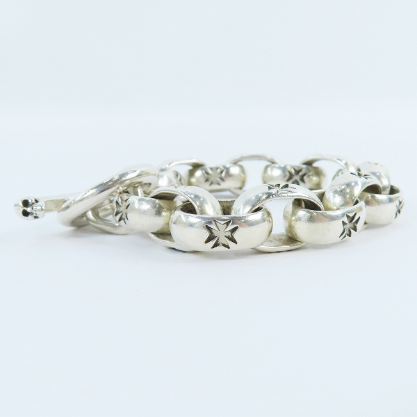 実際に弊社で買取させて頂いた【ギャラ付き】Gabor/ガボール ALL H.W.O リンク ブレスレットの画像 4枚目