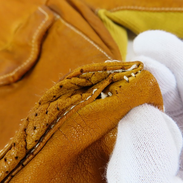 実際に弊社で買取させて頂いたKyoji Maruyama/キョウジマルヤマ カウレザー ジャケット/3の画像 7枚目