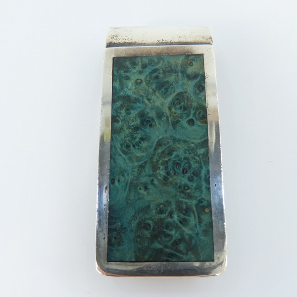 実際に弊社で買取させて頂いたStanley Guess/スタンリーゲス ウッドインレイ マネークリップ の画像 2枚目