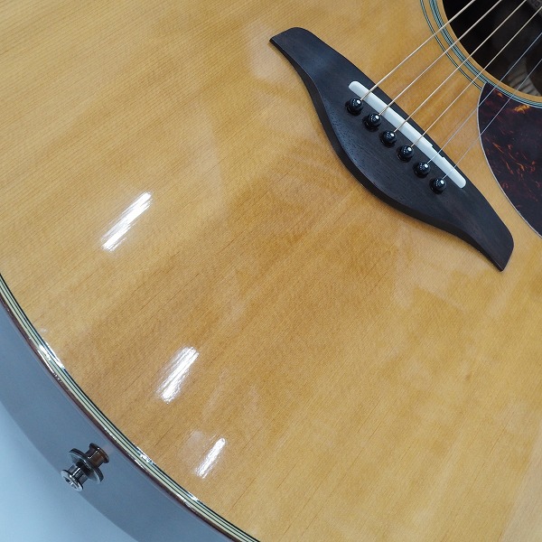 実際に弊社で買取させて頂いた★【難有り】YAMAHA/ヤマハ AC1M エレアコ/アコースティックギター/アコギ ギグケース付の画像 6枚目