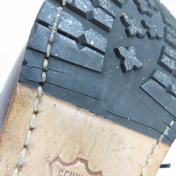 実際に弊社で買取させて頂いたRED WING/レッドウィング BECKMAN/ベックマン ブーツ ブラックチェリー 9011/US9の画像 8枚目