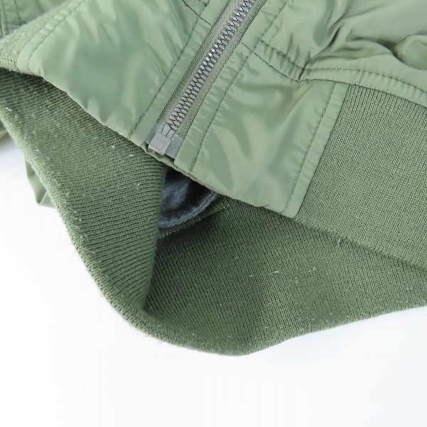 実際に弊社で買取させて頂いたALPHA INDUSTRIES/アルファインダストリーズ ボンティング L-2B ミリタリー フライト ジャケット/TA1300-019/XLの画像 7枚目
