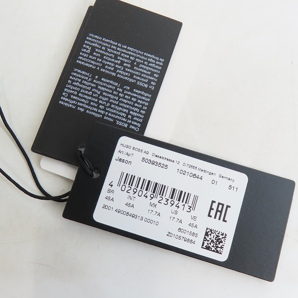 実際に弊社で買取させて頂いたHUGO BOSS/ヒューゴボス SLIM FIT 長袖チェックシャツ/45の画像 6枚目