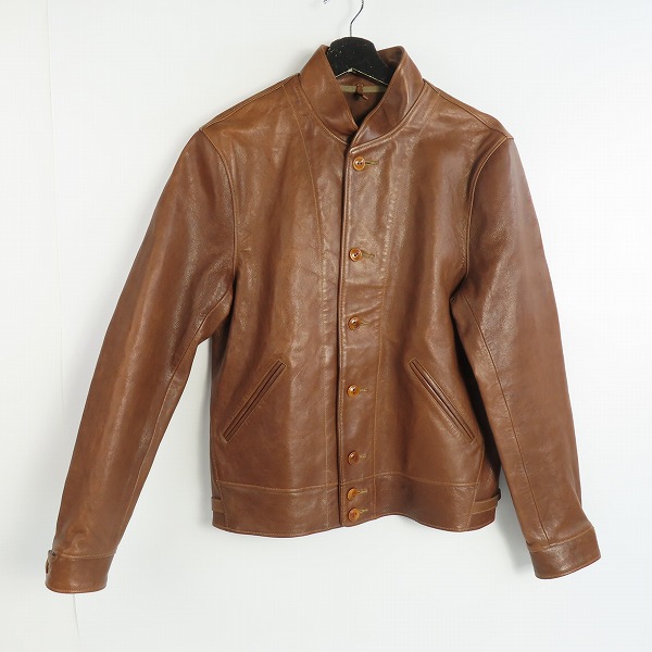 実際に弊社で買取させて頂いたLEVIS/リーバイス 世界限定500着 Menlo Cossack Jacket Albert Einstein model/アインシュタイン シープレザー ジャケット/S