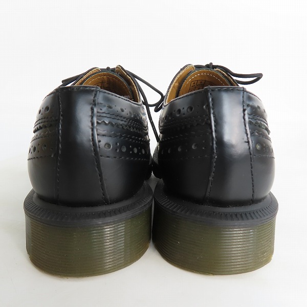 実際に弊社で買取させて頂いたDr.Martens/ドクターマーチン 3989 ウィングチップ レザーシューズ/黒 UK4の画像 1枚目