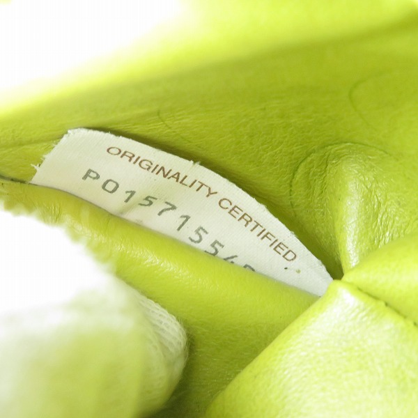 実際に弊社で買取させて頂いたBOTTEGA VENETA/ボッテガヴェネタ イントレチャート ジップ2つ折り財布の画像 7枚目