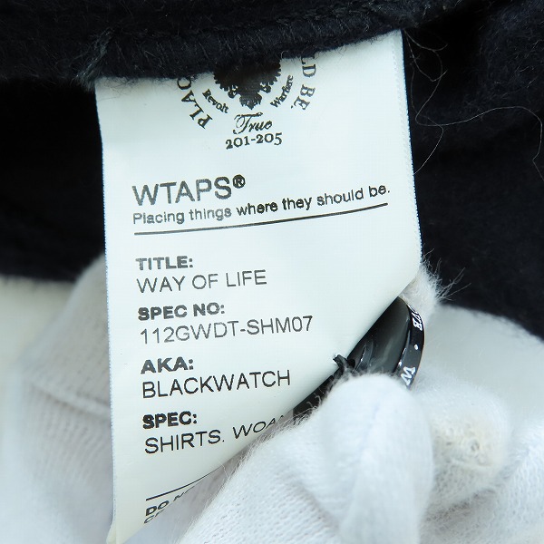 実際に弊社で買取させて頂いたWTAPS/ダブルタップス WAY OF LIFE 長袖 112GWDT-SHM07 2の画像 3枚目