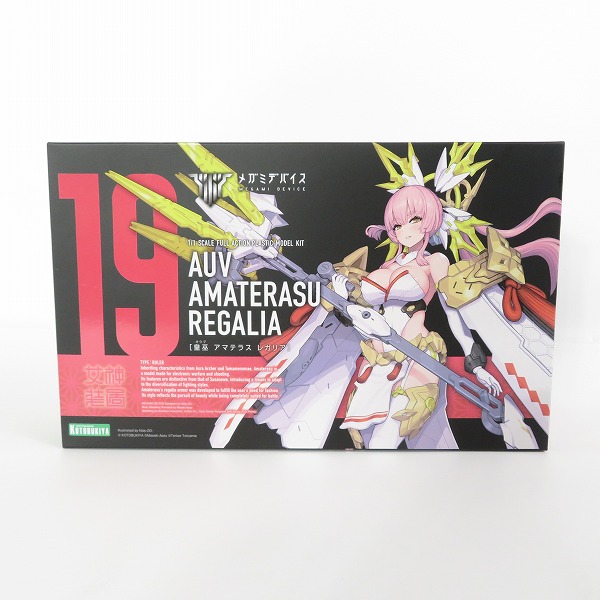 実際に弊社で買取させて頂いた【未組立】KOTOBUKIYA/コトブキヤ メガミデバイス 1/1 皇巫 アマテラス レガリア/プラモデル