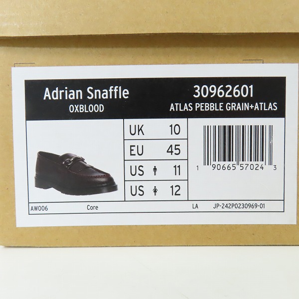 実際に弊社で買取させて頂いたDr.Martens/ドクターマーチン ADRIAN/エイドリアン スナッフル タッセルローファー 30962601/UK10の画像 8枚目
