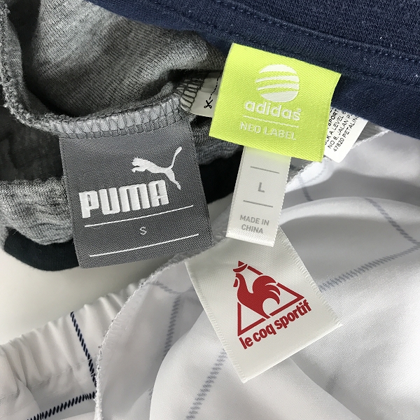 実際に弊社で買取させて頂いた【おまとめ】アディダス/ルコックポルティフ/プーマ 等 メンズ/レディース トレーナー/ジャージ/Tシャツ 他