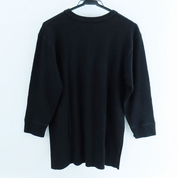 実際に弊社で買取させて頂いたCOOTIE/クーティー 胸ロゴ 七分袖 ニットシャツ Lの画像 1枚目