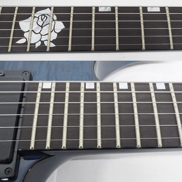 実際に弊社で買取させて頂いた★【美品】ESP バンドリ！コラボ BanG Dream! M-II ROSELIA SAYO 氷川紗夜モデル EMG搭載 エレキギター ギグケース付 の画像 4枚目