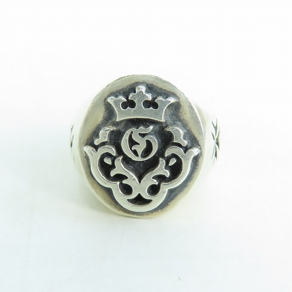 実際に弊社で買取させて頂いた【ギャラ付】GABOR/ガボール マスター アトリエマーク シグネットリング 24-25号の画像 1枚目