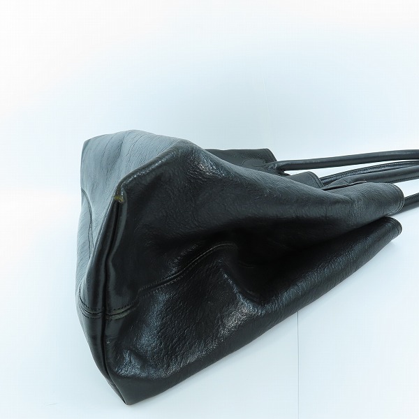 実際に弊社で買取させて頂いたCHROME HEARTS/クロムハーツ TOTE W/SNP 3CMTRY PTCHS レザートートバッグの画像 2枚目
