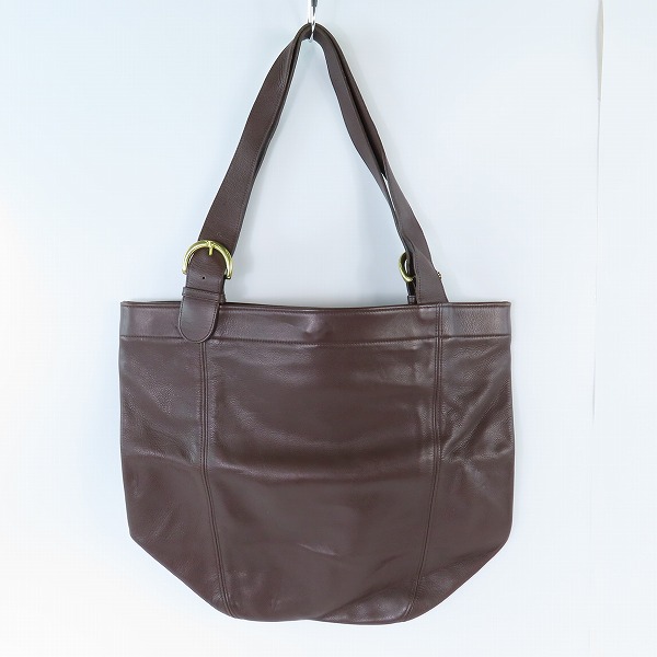 実際に弊社で買取させて頂いたCOACH/コーチ オールドコーチ レザー トートバッグ ブラウン 4082の画像 1枚目