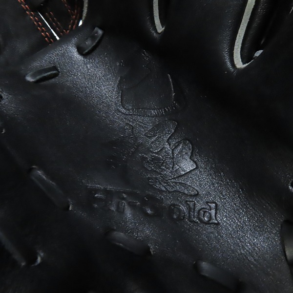 実際に弊社で買取させて頂いたHI GOLD/ハイゴールド NATURAL FLEX 己極 軟式 投手 右投げ用 グローブ OKG-6331の画像 6枚目