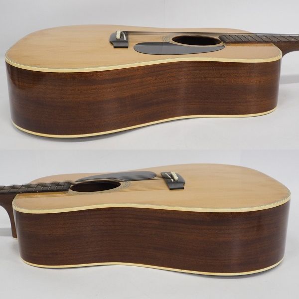 実際に弊社で買取させて頂いた★【難有り】Morris/モーリス W-18 幌馬車ラベル アコースティックギター/アコギ 日本製の画像 7枚目