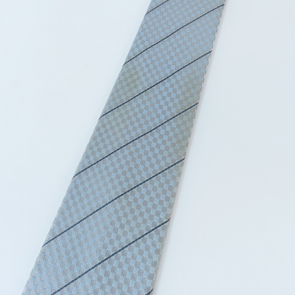 実際に弊社で買取させて頂いたLOUIS VUITTON/ルイヴィトン 総柄 シルクネクタイの画像 6枚目