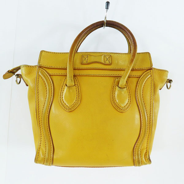 実際に弊社で買取させて頂いたCELINE/セリーヌ ラゲージ ミニショッパー レザー 2WAY ハンドバッグ/ショルダーバッグの画像 1枚目