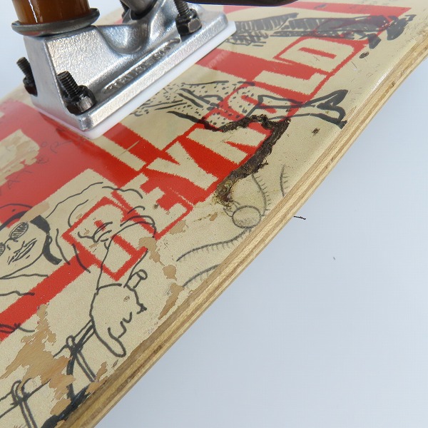 実際に弊社で買取させて頂いたBAKER/ベイカー Andrew Reynolds BRAND NAME DOODLES DECK スケートボード/コンプリートデッキの画像 7枚目