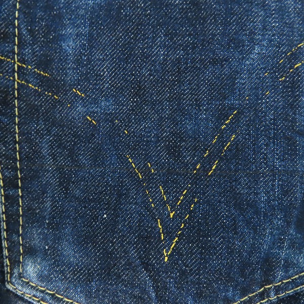 実際に弊社で買取させて頂いたTHE REAL MCCOYS/リアルマッコイズ S.A.5 QMC DEPOT 1012 S613 大戦モデル デニムパンツ /W30L34の画像 7枚目