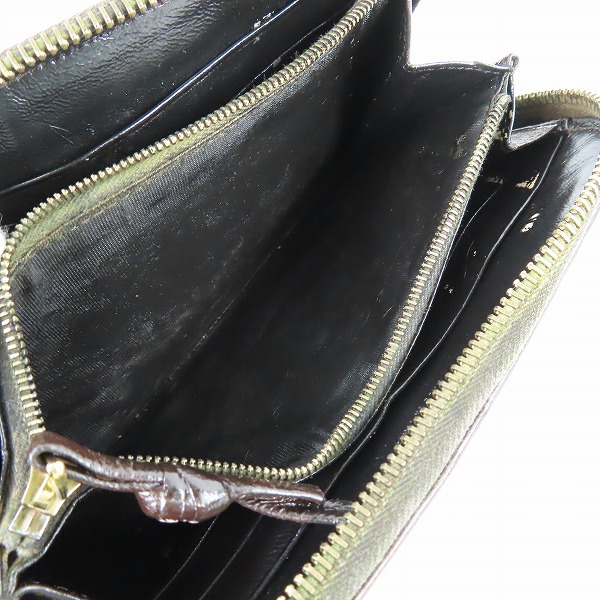 実際に弊社で買取させて頂いたBOTTEGA VENETA/ボッテガヴェネタ イントレチャート ラウンドファスナー 長財布の画像 3枚目
