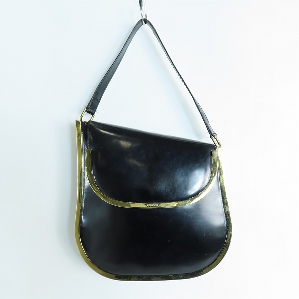 実際に弊社で買取させて頂いたGUCCI/グッチ オールドグッチ エナメル パテントレザー ワンショルダー バッグ