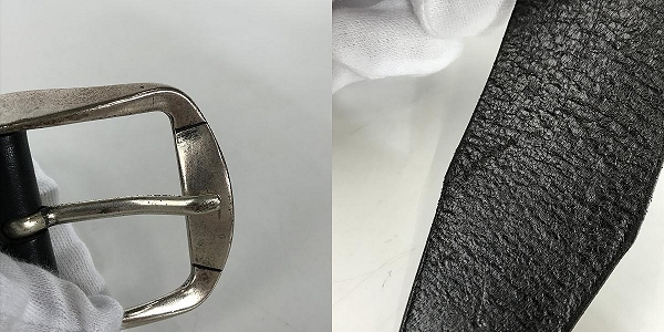 実際に弊社で買取させて頂いたLEVIS VINTAGE CLOTHING/LVC/リーバイスビンテージ クロージング レザーベルト 85/Sの画像 8枚目