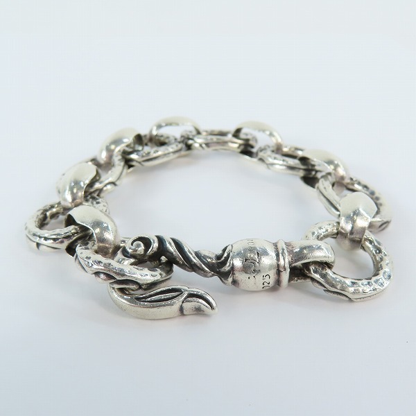 実際に弊社で買取させて頂いたLeonard Kamhout/レナードカムホート スワンフック ブレスレットの画像 1枚目