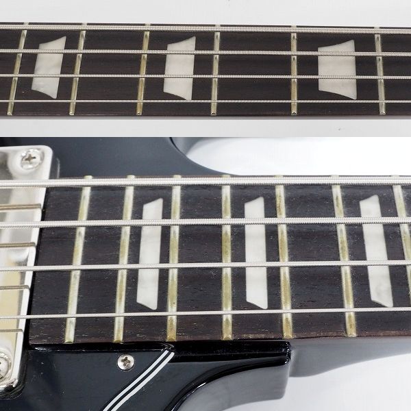 実際に弊社で買取させて頂いた★Epiphone/エピフォン EB-3 Bass Ebony 2ピックアップ 4弦エレキベース  SGタイプ ギグケース付の画像 3枚目